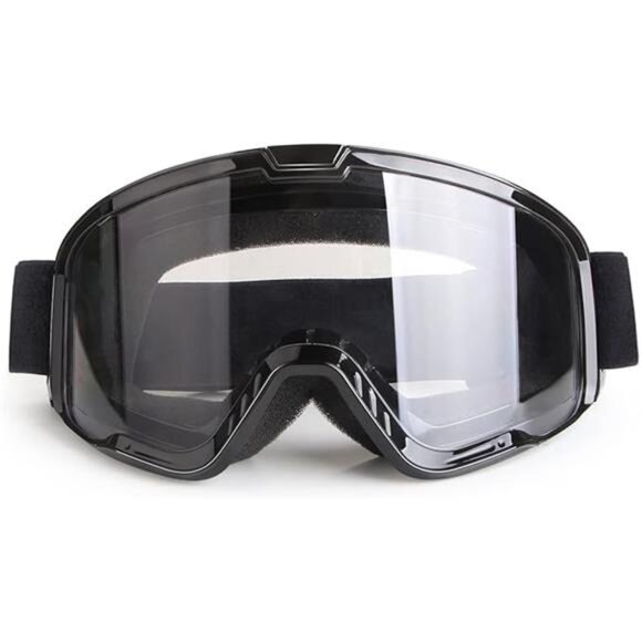 motorcycle goggles men women dirt bike atv riding windproof clear lens uv protec - Picture 7 of 7